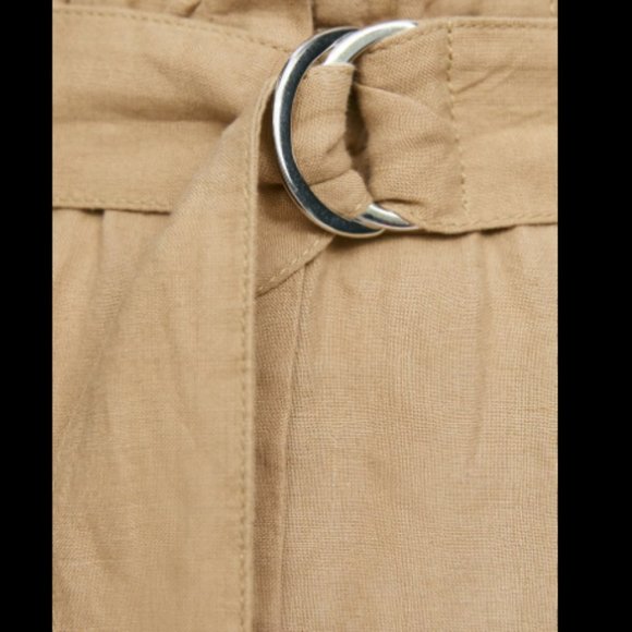 NWT ZARA BELTED LINEN SKIRT 8119/047 - Picture 7 of 9